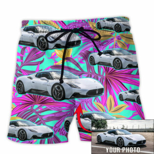 Car Various Style Custom Photo - Beach Short - Owl Ohh - Owl Ohh