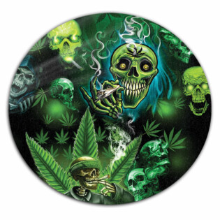 Skull So High Amazing Style - Round Mat - Owl Ohh - Owl Ohh