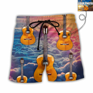 Guitar Various Style Custom Photo - Beach Short - Owl Ohh - Owl Ohh