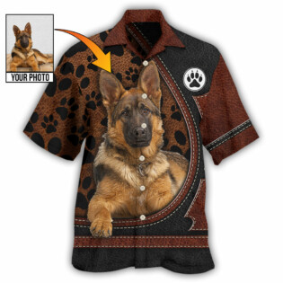 German Shepherd Dog Various Style Custom Photo Personalized - Hawaiian Shirt - Owl Ohh - Owl Ohh