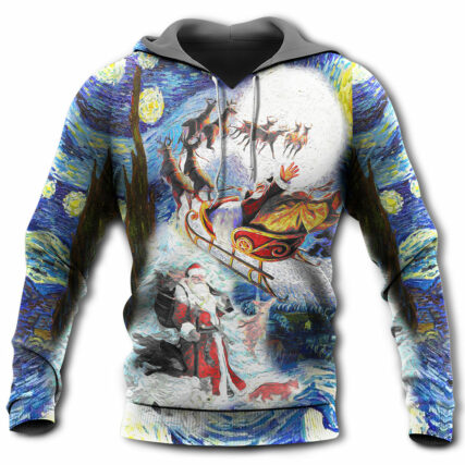 Christmas Friendly Santa With Animals - Hoodie - Owl Ohh - Owl Ohh