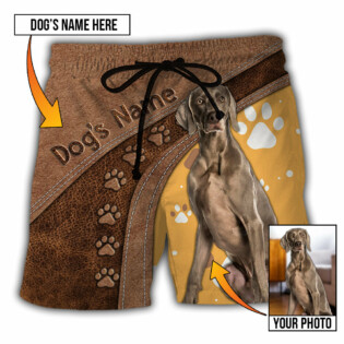 Dog My Lovely Dog Custom Photo Personalized - Beach Short - Owl Ohh - Owl Ohh