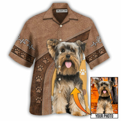 Dog Paw Various Style Custom Photo Personalized - Hawaiian Shirt - Owl Ohh - Owl Ohh