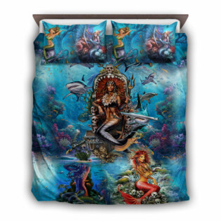 Mermaid Beautitul And Skull - Bedding Cover - Owl Ohh - Owl Ohh