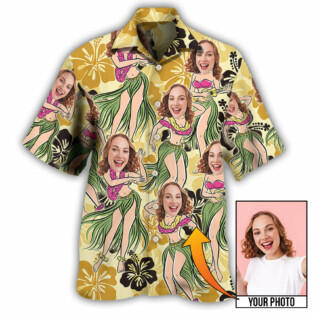 Face Funny Style Custom Photo - Hawaiian Shirt - Owl Ohh - Owl Ohh