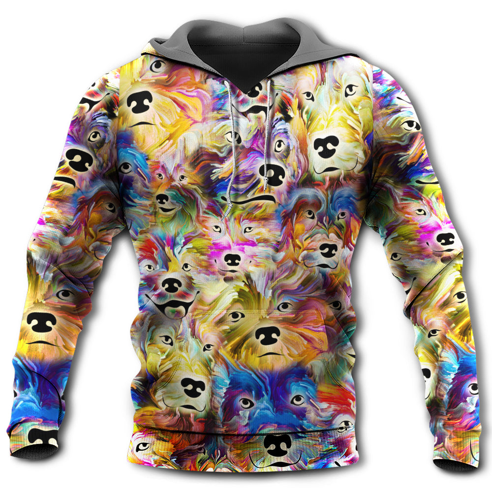 Dog Painting In My Memory - Hoodie - Owl Ohh - Owl Ohh