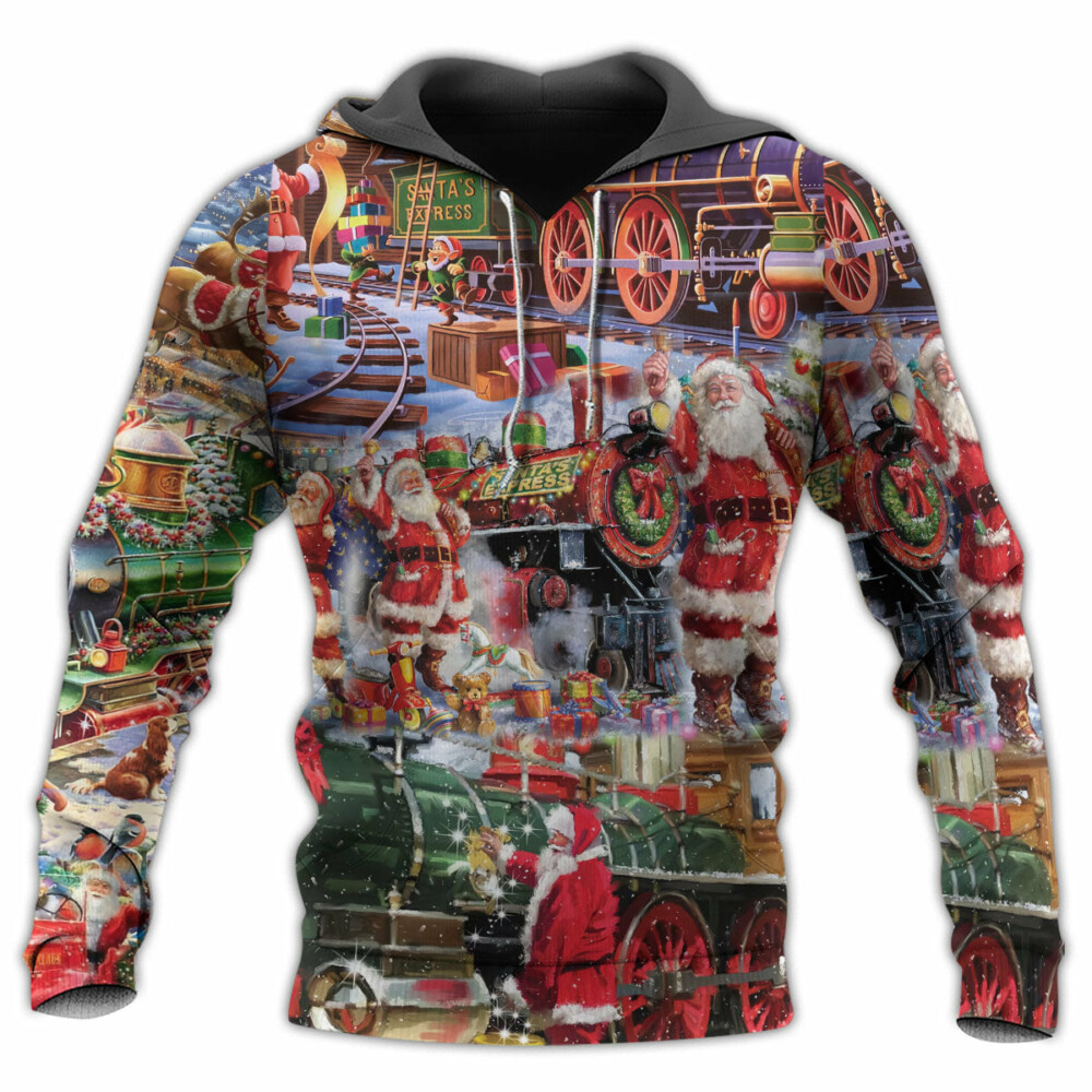 Christmas Joy Love Peace Family Laughter - Hoodie - Owl Ohh - Owl Ohh