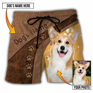 Dog Paw My Lovely Dog Classic Custom Photo Personalized - Beach Short - Owl Ohh - Owl Ohh