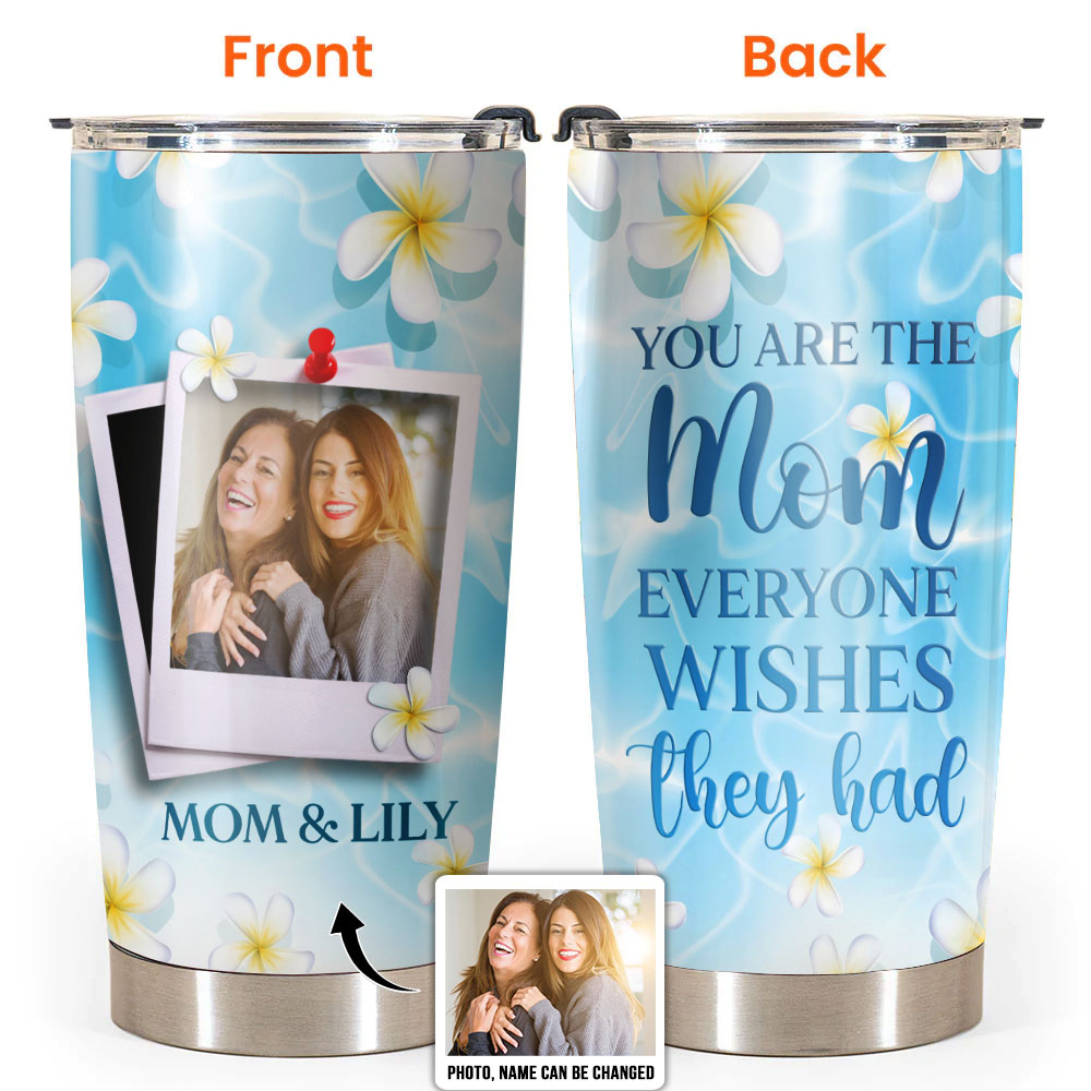 Mother's Day I Love You Underwater Beach Art Vibe Custom Photo Personalized - Tumbler - Personalized Photo Gifts-Owl Ohh