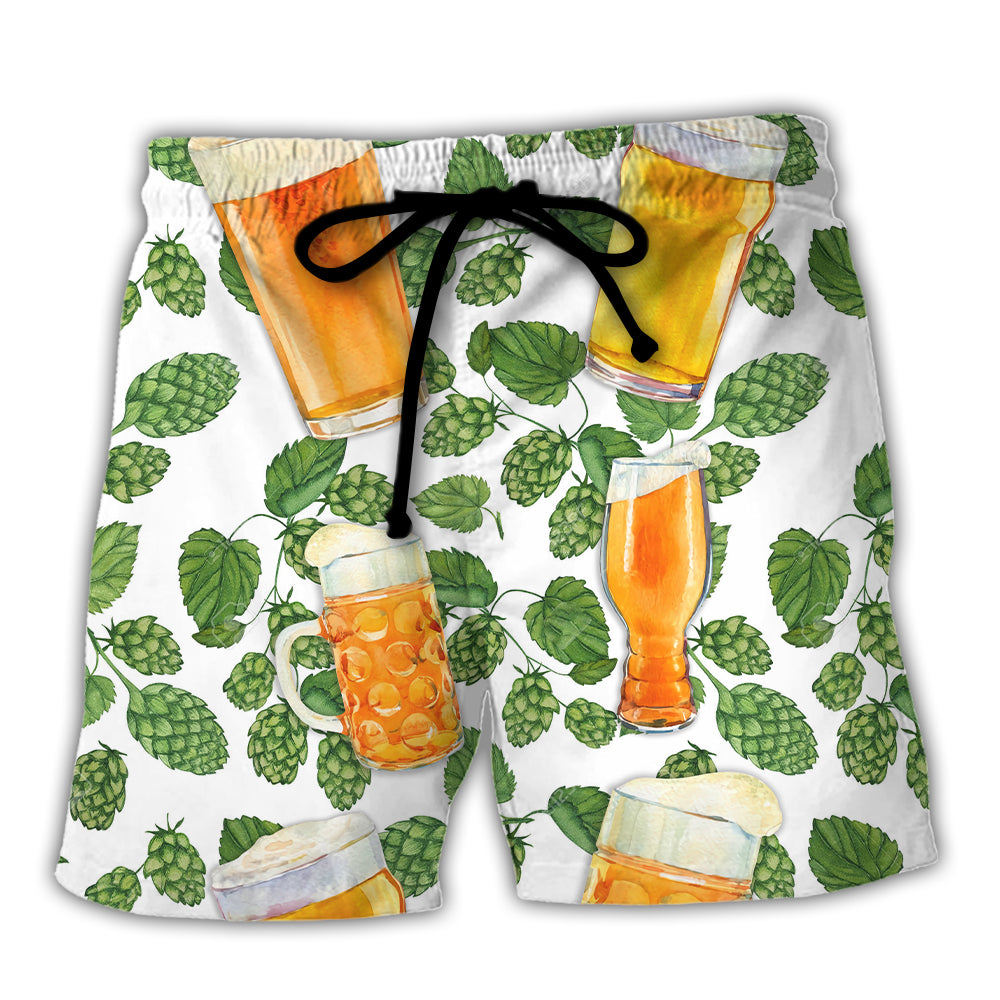Craft Beer Cool Style - Beach Short - Owl Ohh