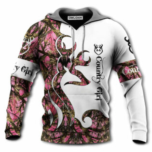Hunting Country Girl Pink Camo - Hoodie - Owl Ohh - Owl Ohh