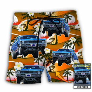 Car Cool Various Style Custom Photo - Beach Short - Owl Ohh - Owl Ohh