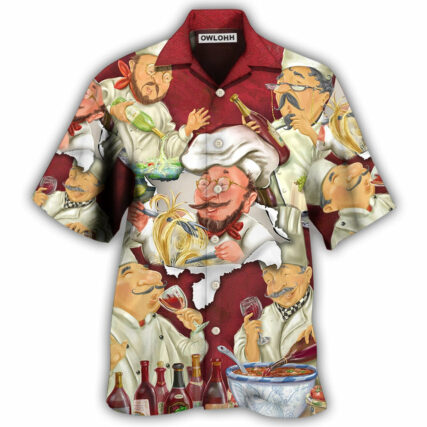 Master Chef Cooking Art Style - Hawaiian Shirt - Owl Ohh - Owl Ohh