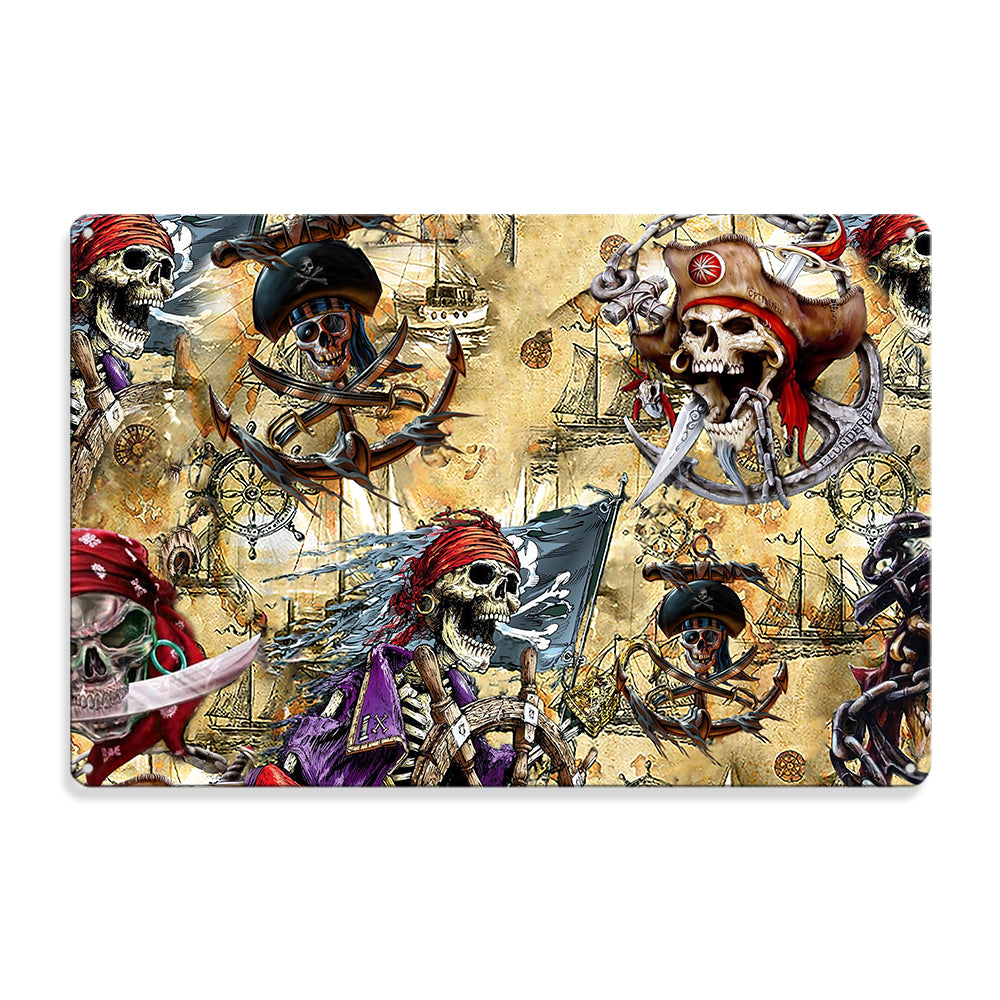 Skull Amazing Pirate Hunting - Metal Sign - Owl Ohh - Owl Ohh