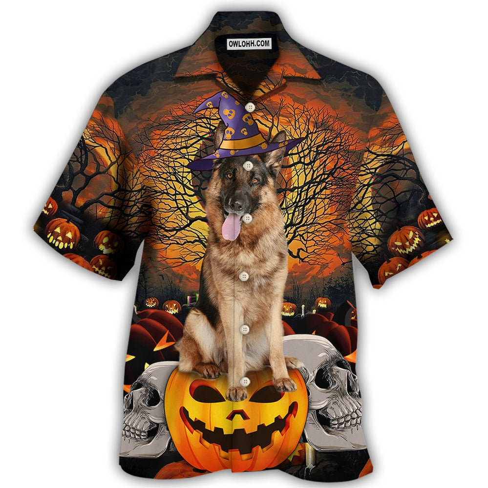 Halloween German Shepherd My Lovely Dog - Hawaiian Shirt - Owl Ohh - Owl Ohh