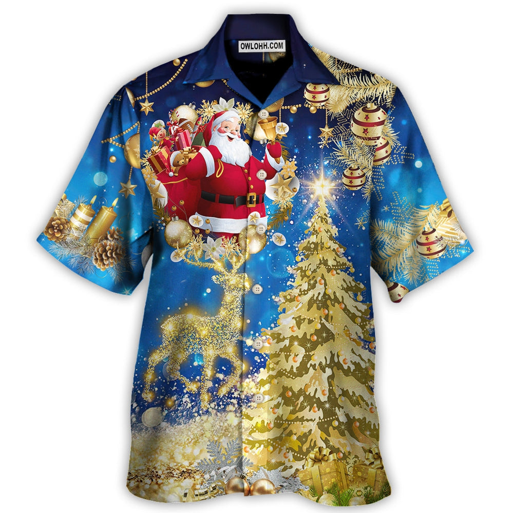 Christmas Tree Blue Style - Hawaiian Shirt - Owl Ohh - Owl Ohh