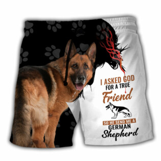 German Shepherd My Cool Dog Various Style - Beach Short - Owl Ohh - Owl Ohh