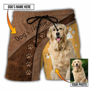 Dog Paw Various Style Custom Photo Personalized - Beach Short - Owl Ohh - Owl Ohh