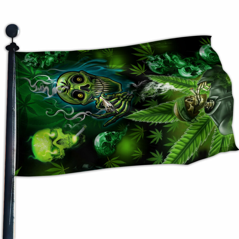 Skull So High Amazing Style - House Flag - Owl Ohh - Owl Ohh