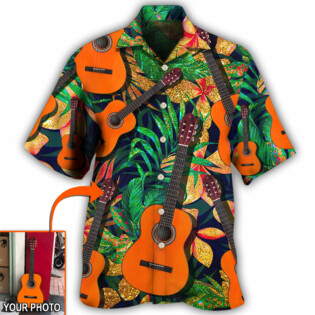 Guitar Various Style Tropical Custom Photo - Hawaiian Shirt - Owl Ohh - Owl Ohh