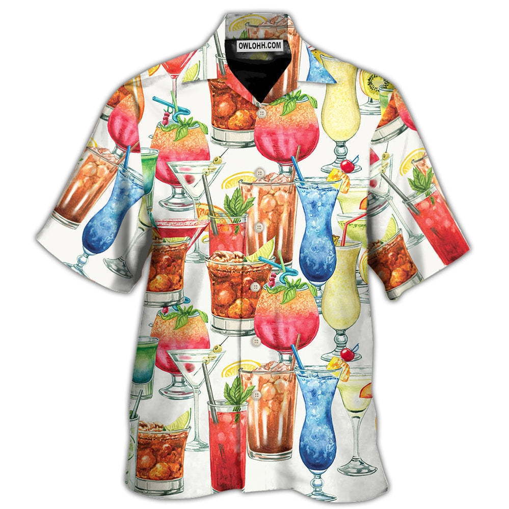 Cocktail Packed Born To Drink - Hawaiian Shirt - Owl Ohh - Owl Ohh