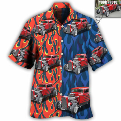Hot Rod Various Style Custom Photo - Hawaiian Shirt - Owl Ohh - Owl Ohh