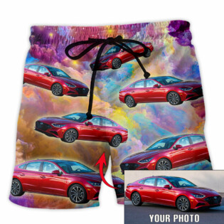 Car Various Style Custom Photo - Beach Short - Owl Ohh - Owl Ohh