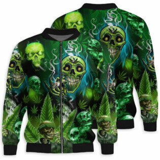 Skull So High Amazing Style - Bomber Jacket - Owl Ohh - Owl Ohh
