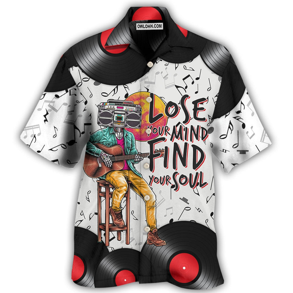 Music Stereo Lose My Mind Find Your Soul - Hawaiian Shirt - Owl Ohh - Owl Ohh