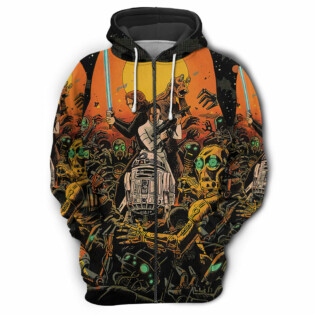 Starwars Halloween Return To Mustafar In Ghosts Of Vader’s Castle 3 - Hoodie