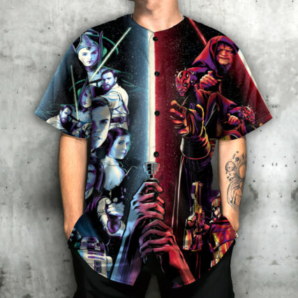Star Wars May The Force Be With You - Baseball Jersey