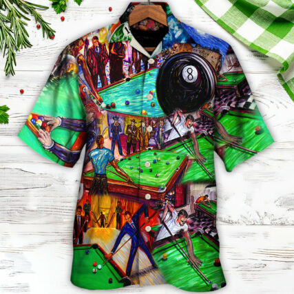 Billiard Rack Em Up I'm So Cool - Hawaiian Shirt - Owl Ohh - Owl Ohh