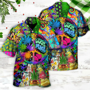 Hippie Alien Frogs Love Peace Amazing Style - Hawaiian Shirt - Owl Ohh - Owl Ohh