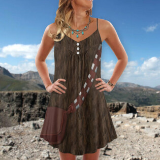 SW Chewbacca Cosplay - V-neck Sleeveless Cami Dress