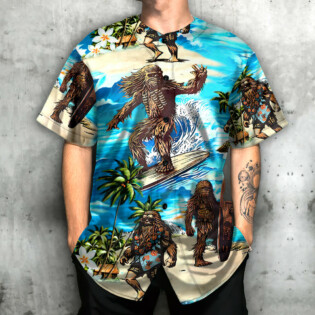 Star Wars Chewbacca Surfing - Baseball Jersey