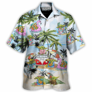 SW Disney Baby Yoda So Cool - Hawaiian Shirt - Owl Ohh-Owl Ohh