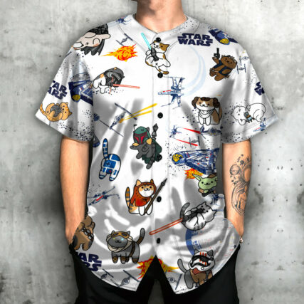 Star Wars Cats - Baseball Jersey