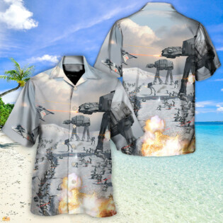 Star Wars Battle Of Hoth AT-AT - Hawaiian Shirt