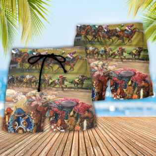 Horseback Riding What I Like People Mornings My Horse - Beach Short