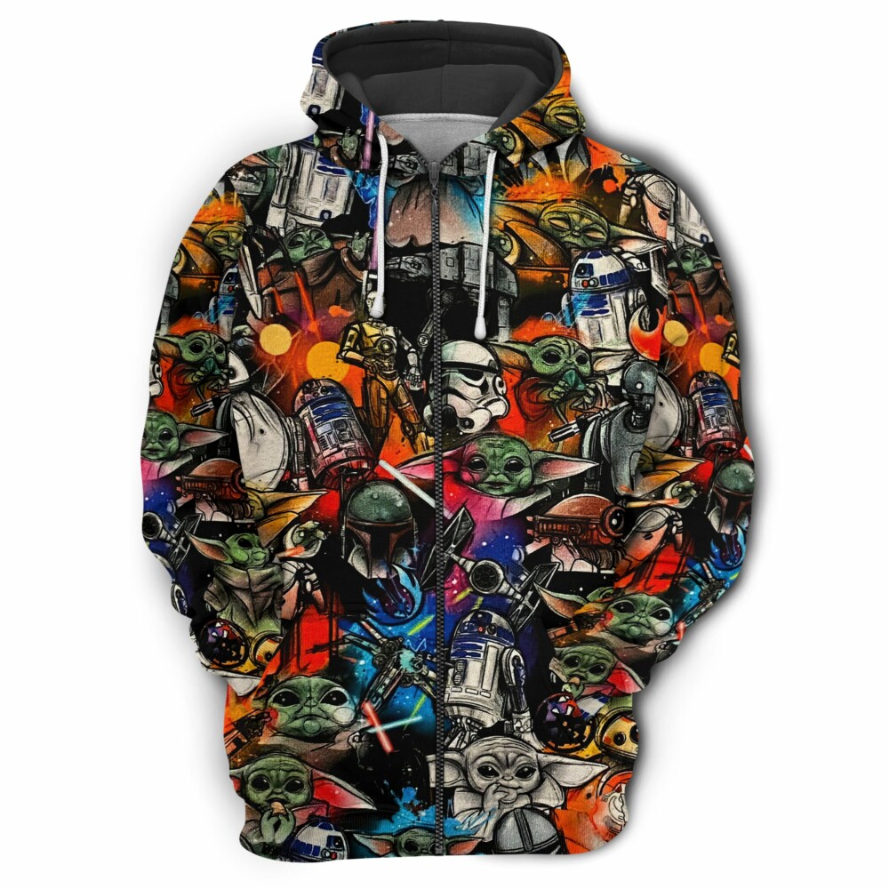 Starwars Highly Illogical Pattern - Hoodie