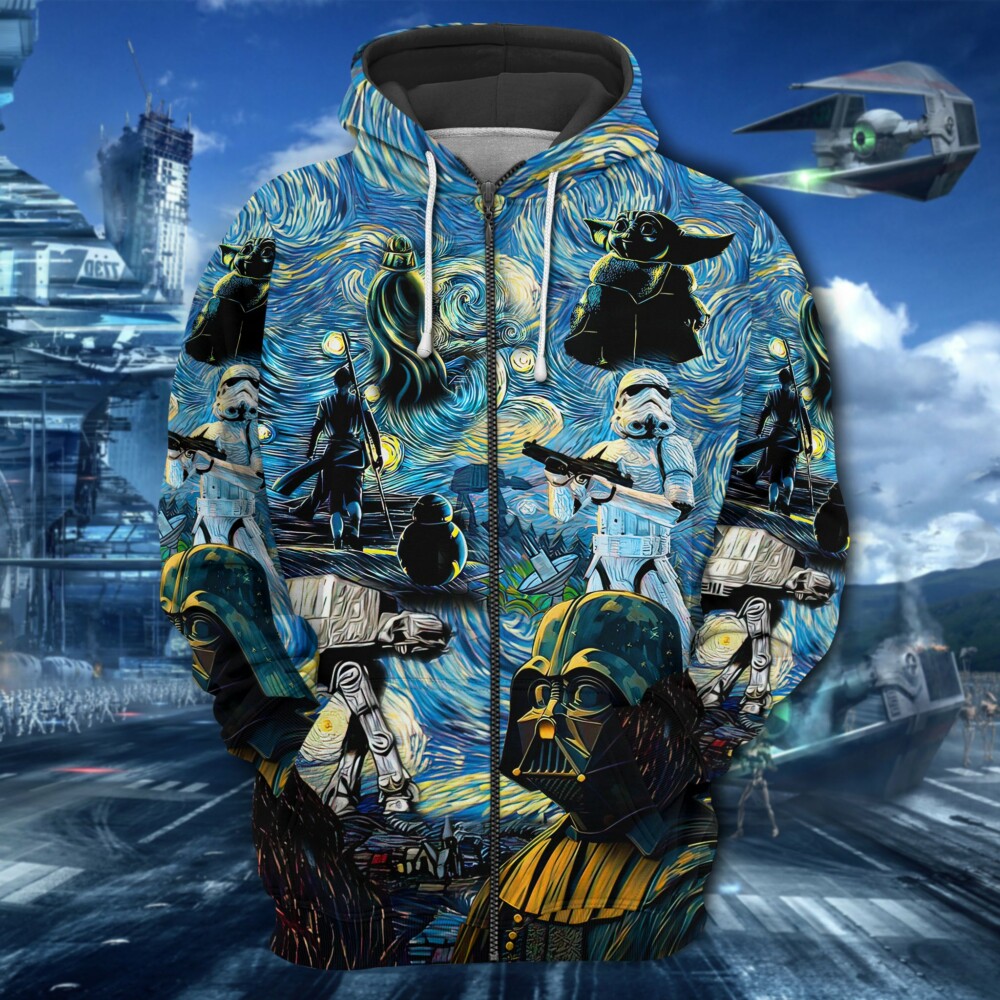 Starwars Starry Night Hope and Mysteries - Hoodie