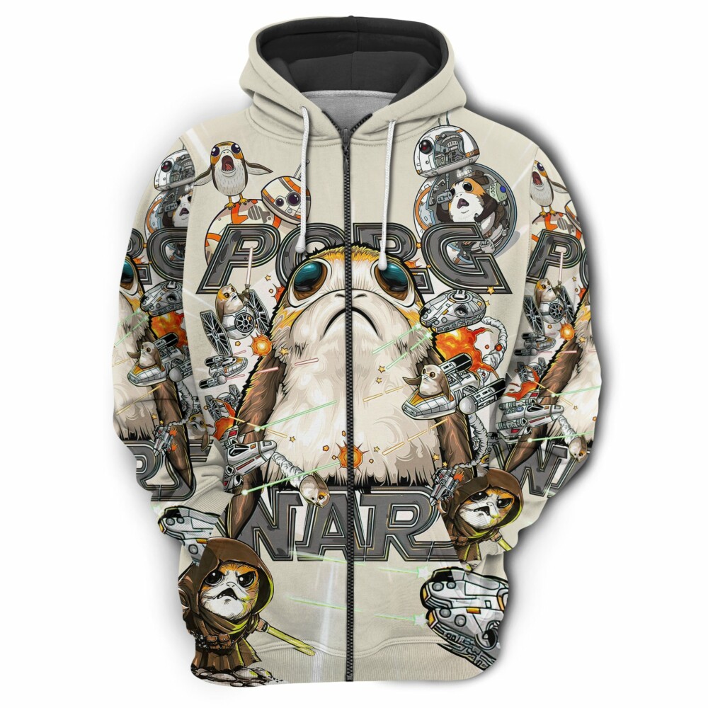 Star Wars Porg So Cute Porg Wars - Hoodie