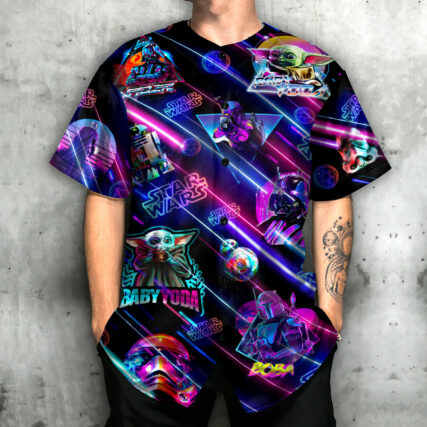 Star Wars Neon All Star Style - Baseball Jersey