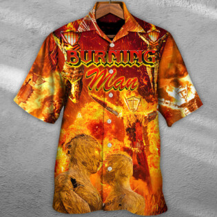 Music Event Burning Man Burn It All Up With The Festival - Hawaiian Shirt - Owl Ohh for men and women, kids - Owl Ohh