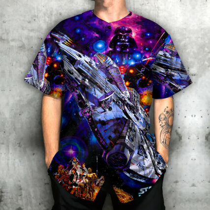 Star Wars Darth Vader Millennium Falcon - Baseball Jersey