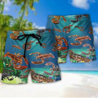 Lobstering You Are My Lobster - Beach Short