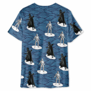 Starwars Storm Trooper Darth Vader Surfing - T-shirt