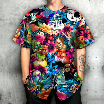 Star Wars  Special Star Wars Synthwave Funny Style - Baseball Jersey