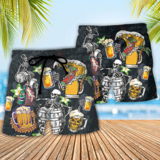 Beer Don't Be Jealous Just Because You Can't Drink Beer Like Me - Beach Short