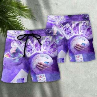Gambling Purple Style - Beach Short - Owl Ohh - Owl Ohh